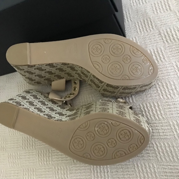 Guess Monogram Wedge Shoes - Picture 5 of 5